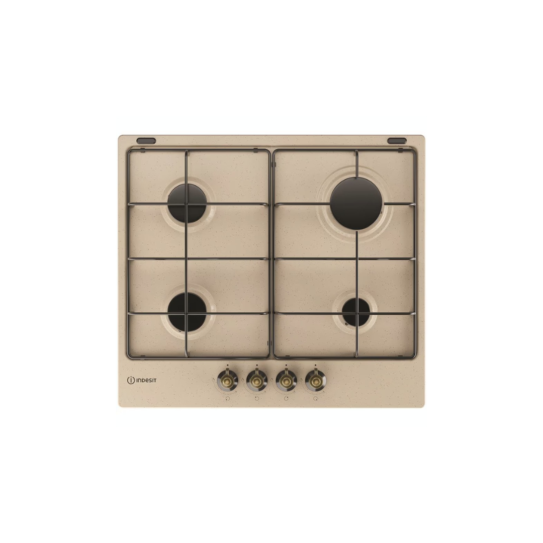 Indesit Hob Gas 4 Burners – Oat