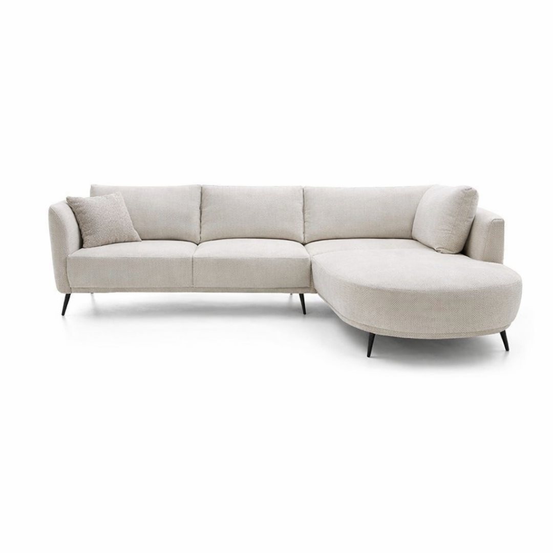 Corner Sofa Bed with Chaise Right 262cm –  Raven -22