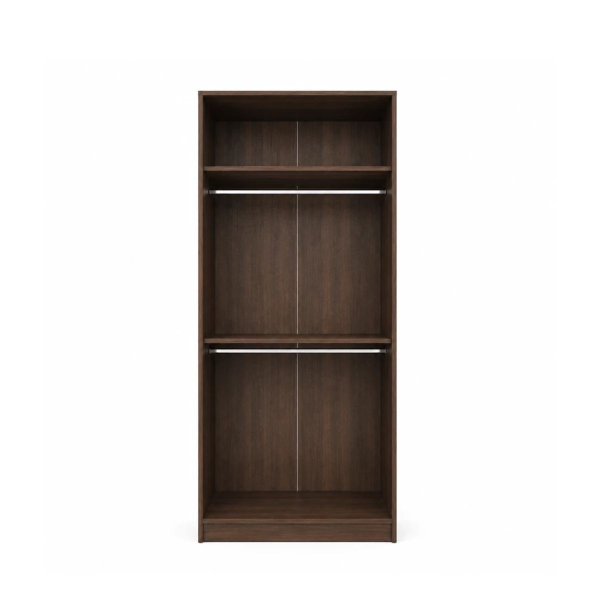 Wardrobe 100x240cm – Dark Walnut image 1