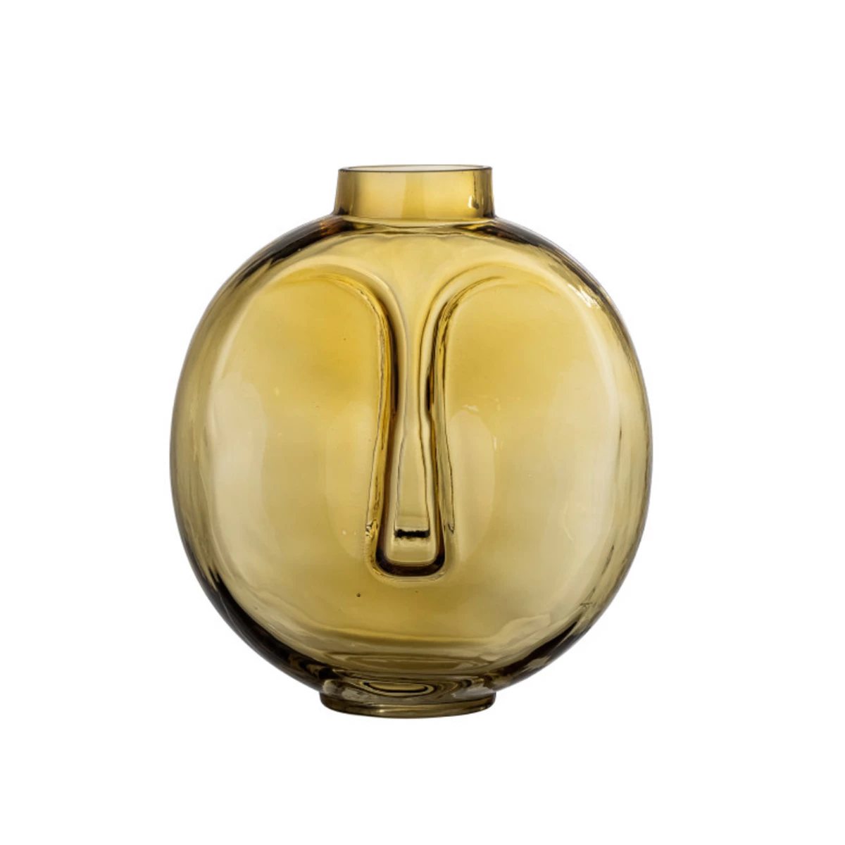 Decorative Glass Vase – Brown image 1