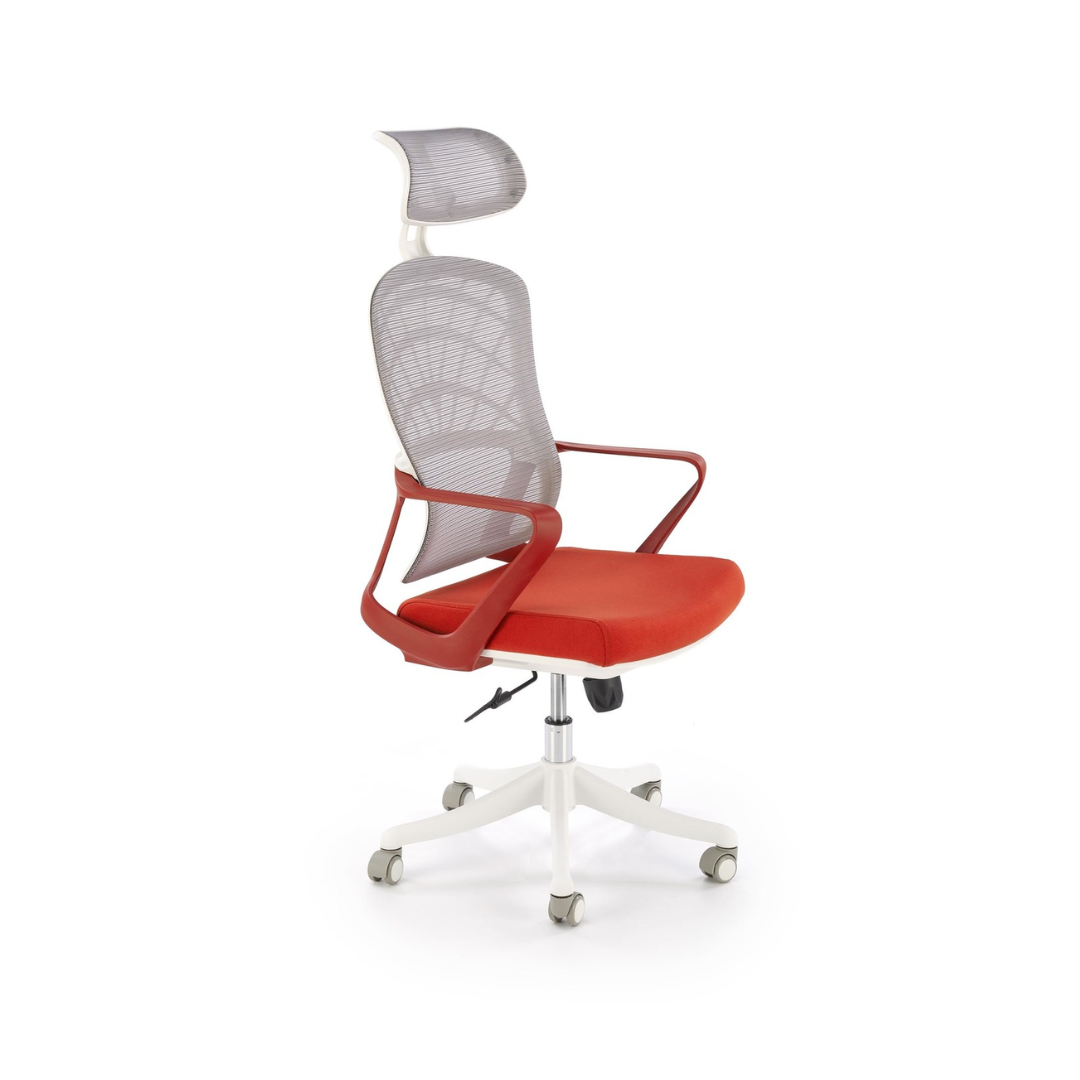 Office Chair Adjustable – Cinnamon and White