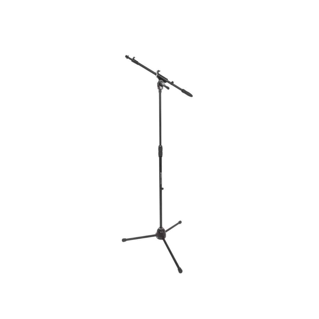 Professional Telescopic Boom Microphone Stand - Chrome