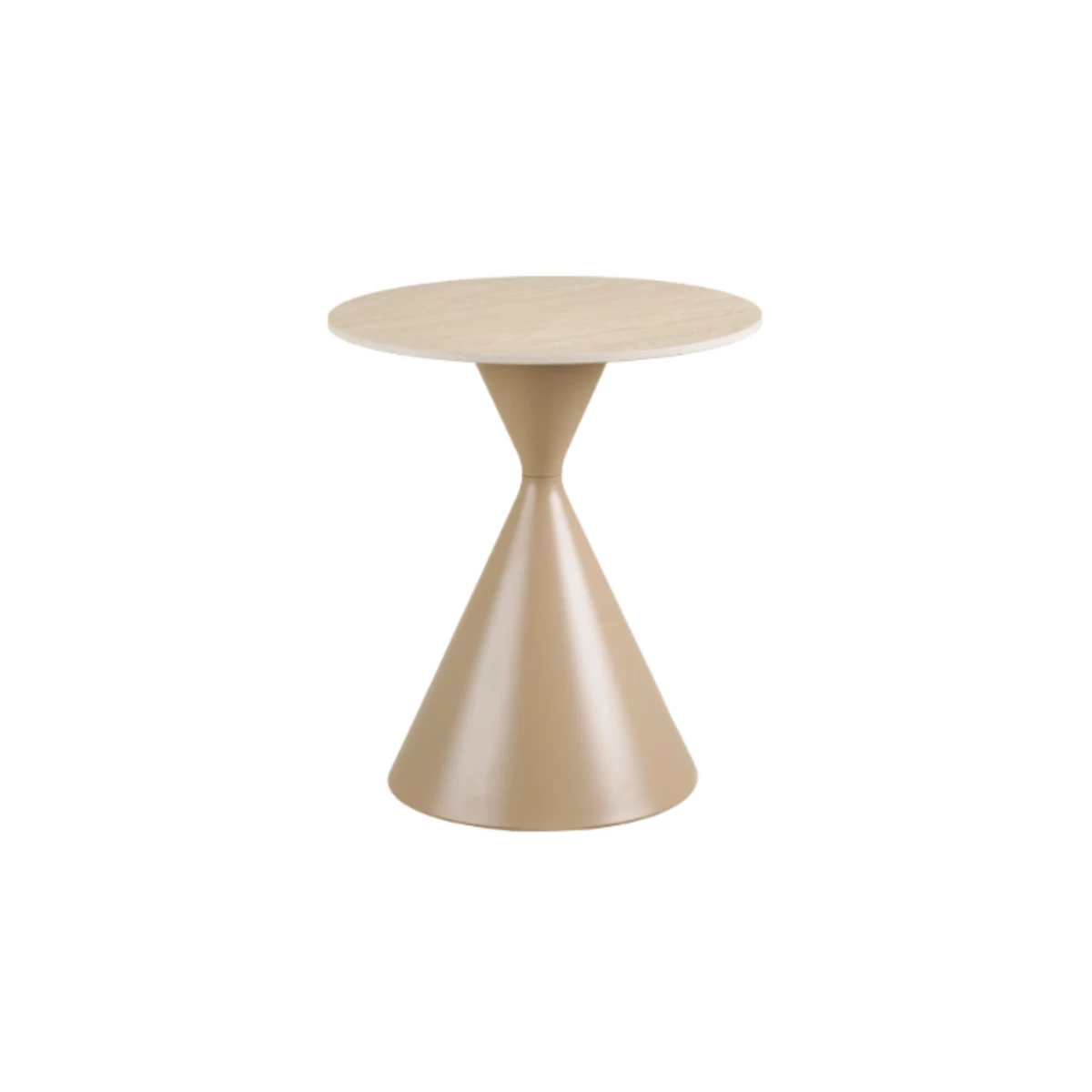 Side Table Annecy– Travertine & Sand image 1