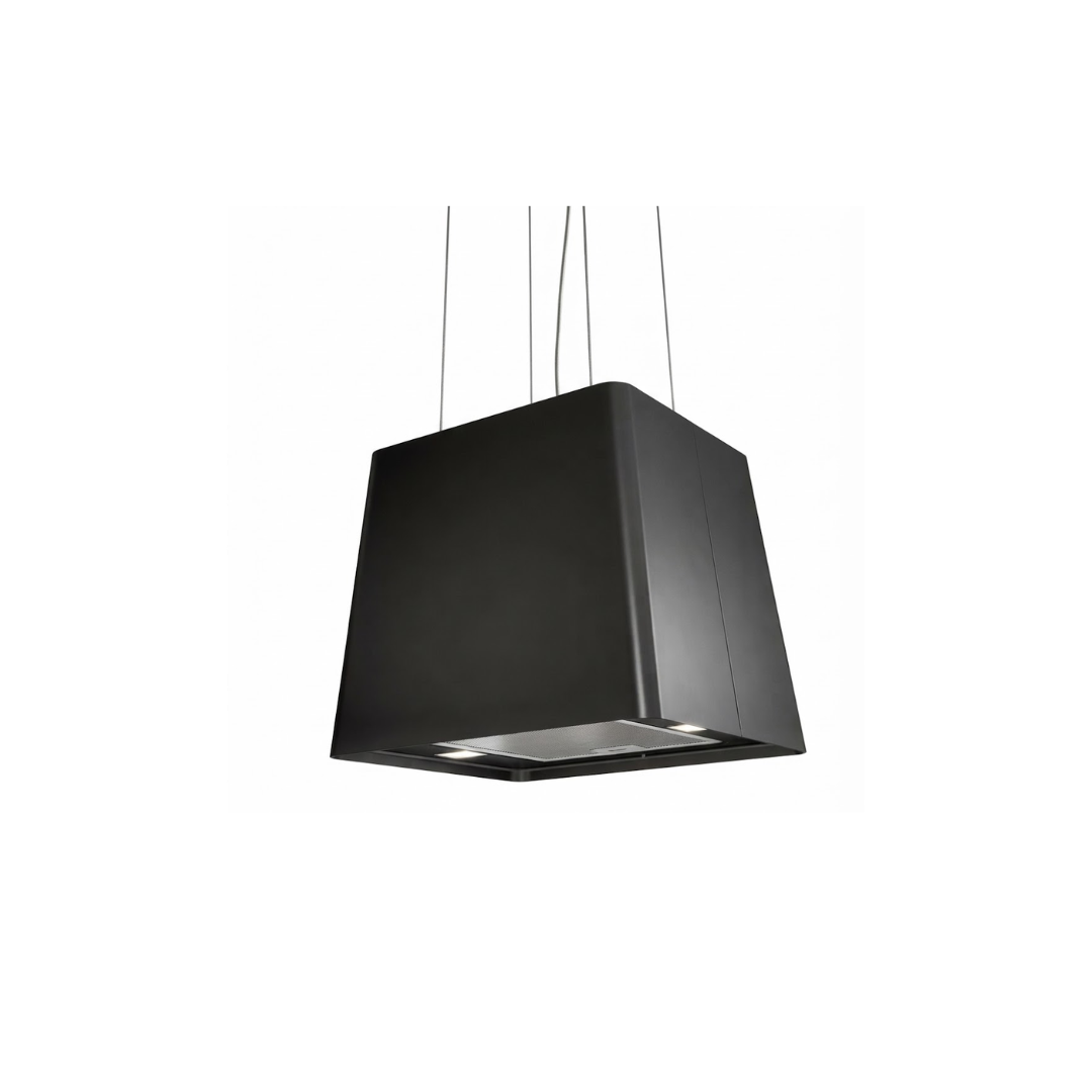Airforce 50cm Island Lamp Cooker Hood – Black