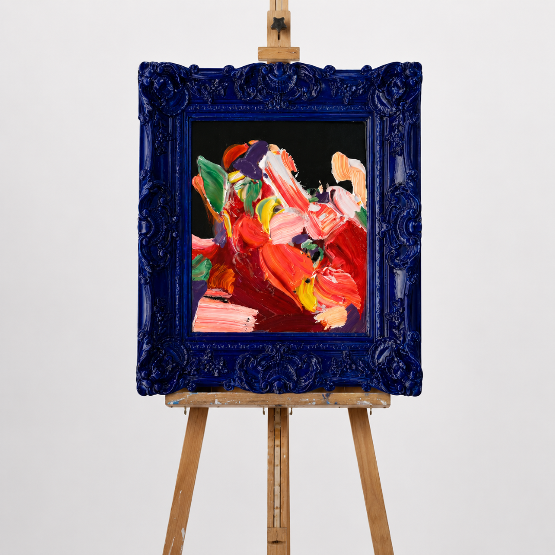 Barock En Vogue Colourful Acrylic Painting – 38x43 cm