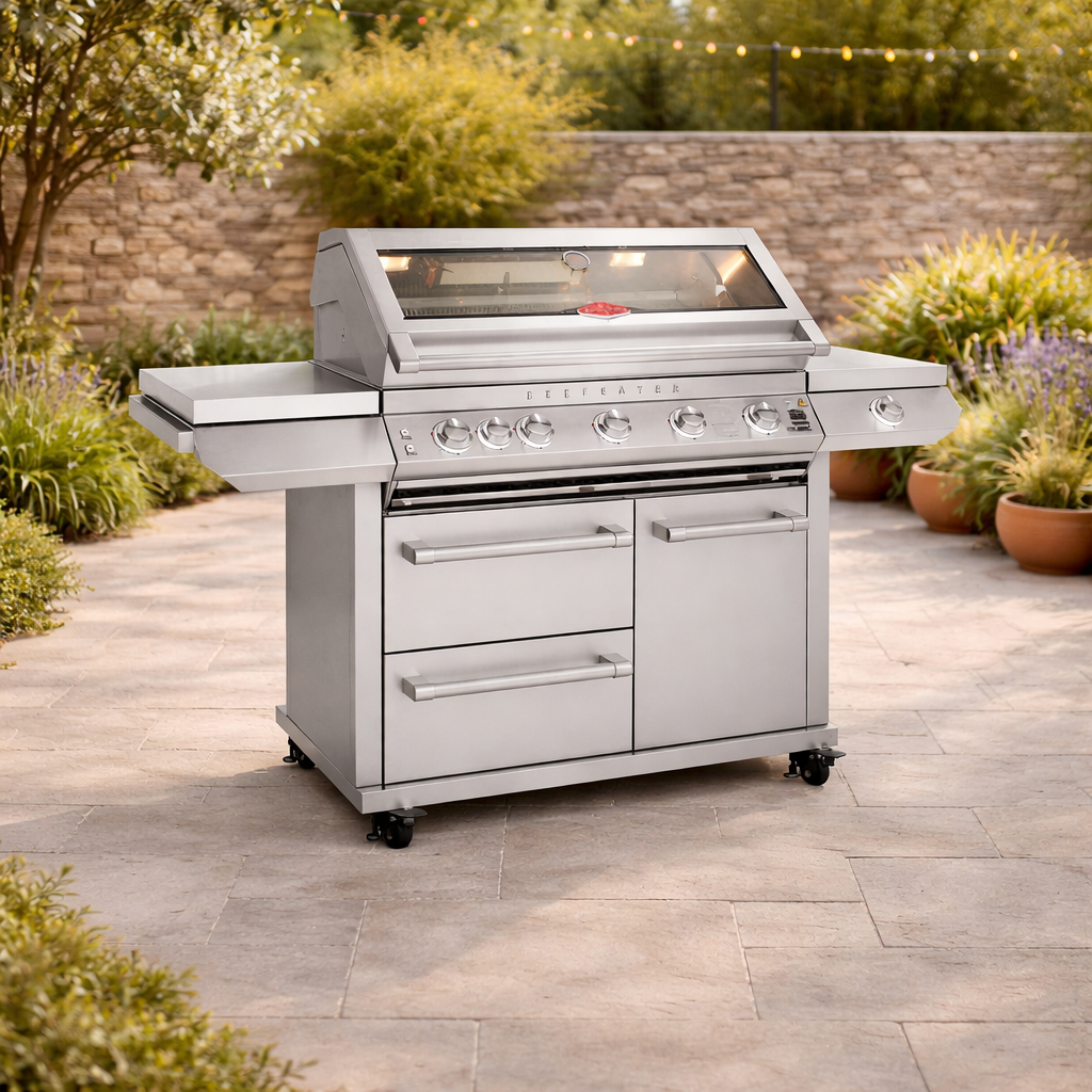 7000 Series Premium 5 Burner BBQ with Trolley