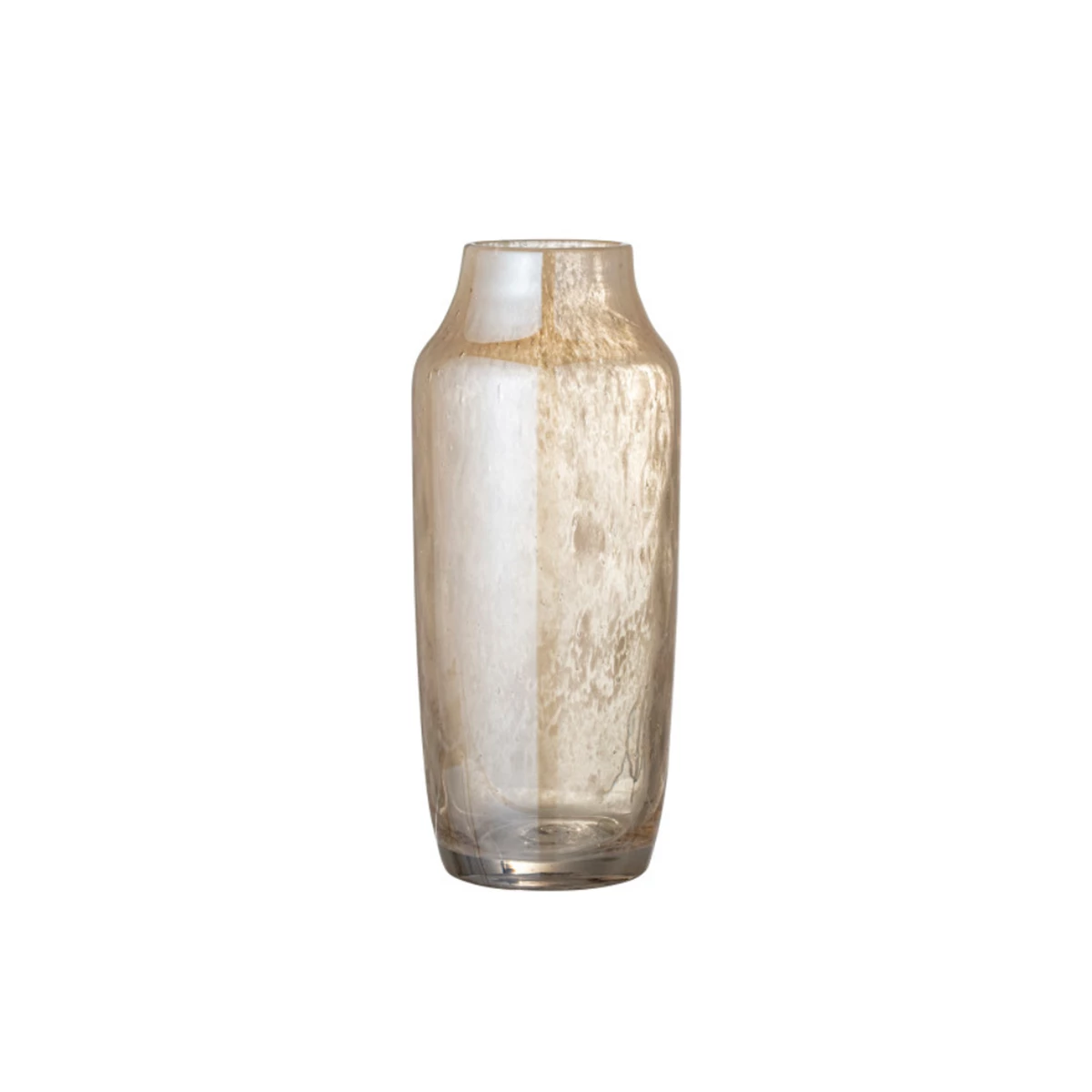 Glass Vase – Nature Warm Beige With Brown Tones image 1