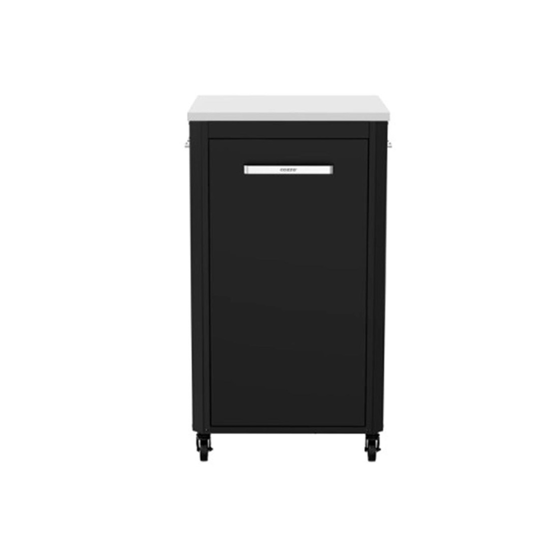 Outdoor kitchen 60 cm, stainless table top- Black