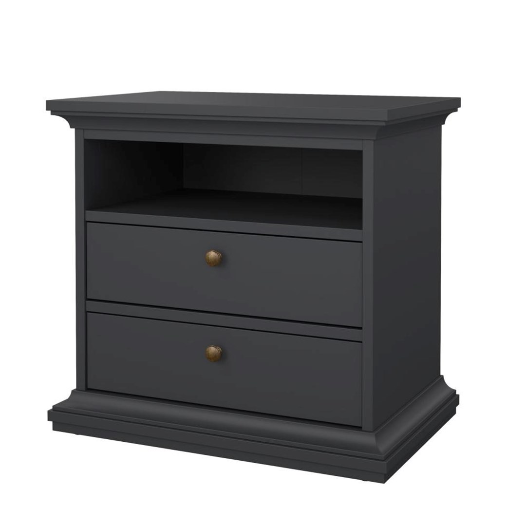Bedside Table – Matt Grey