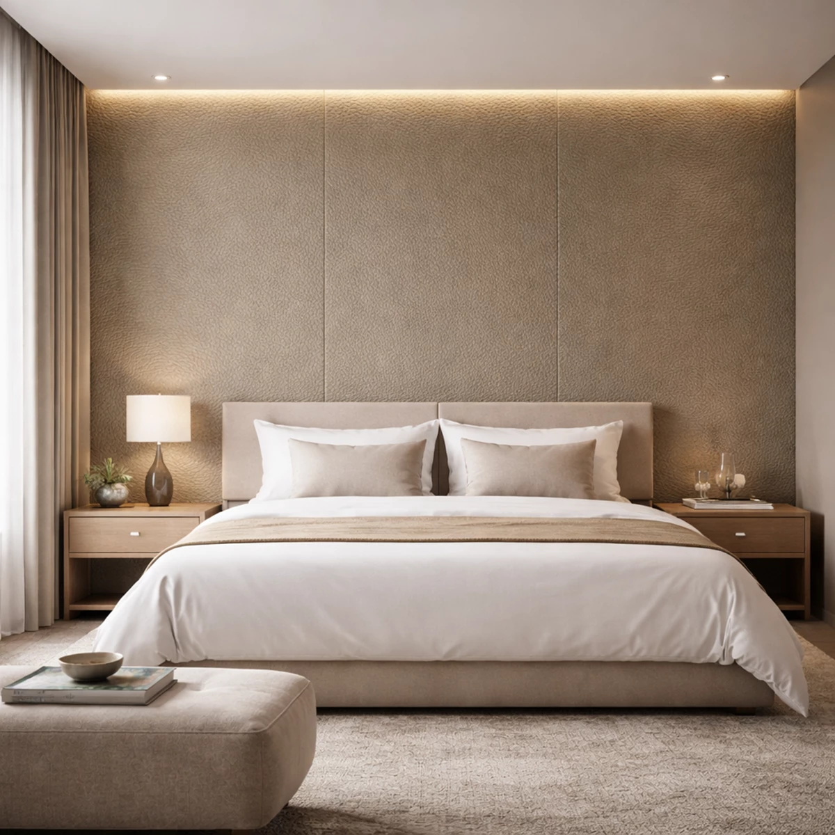 Decorative PVC - Leather-Effect Silver Grey | VALÀ - Home & Contract