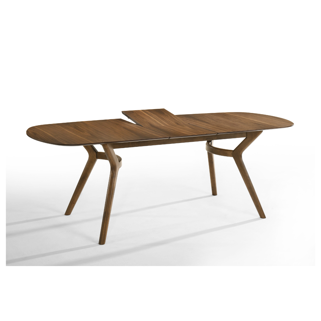 Butterfly Extension Dining Table W180 x D90 x H75 cm( 40cm - W220)– Walnut