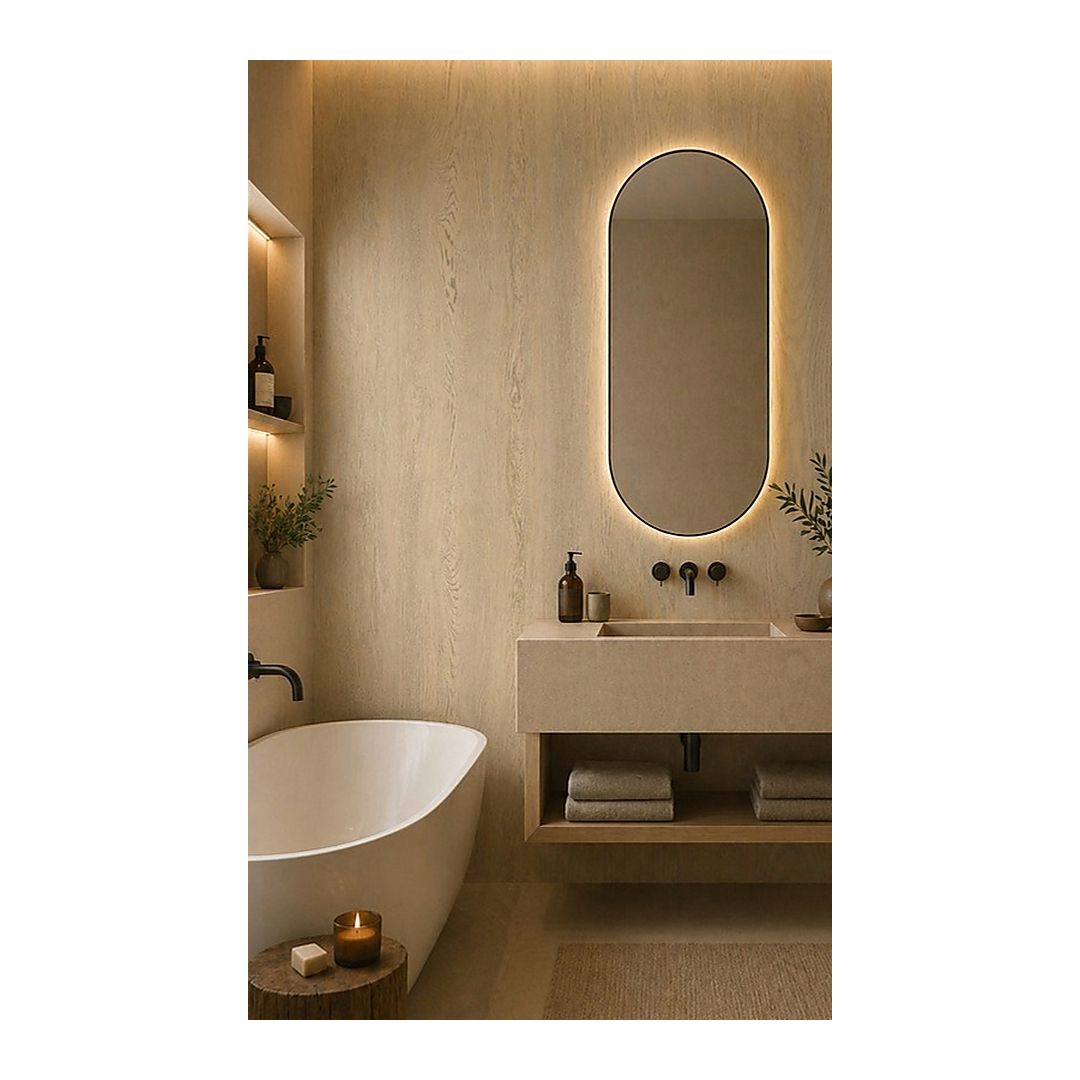 Rigid Interlocking SPC Wall Panel - Wood-Effect Light Korfu