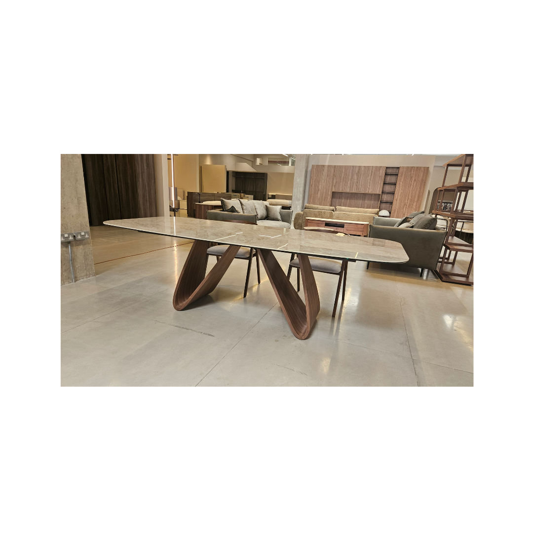 Table Onda Fix Barrel Shape Top 240 X110