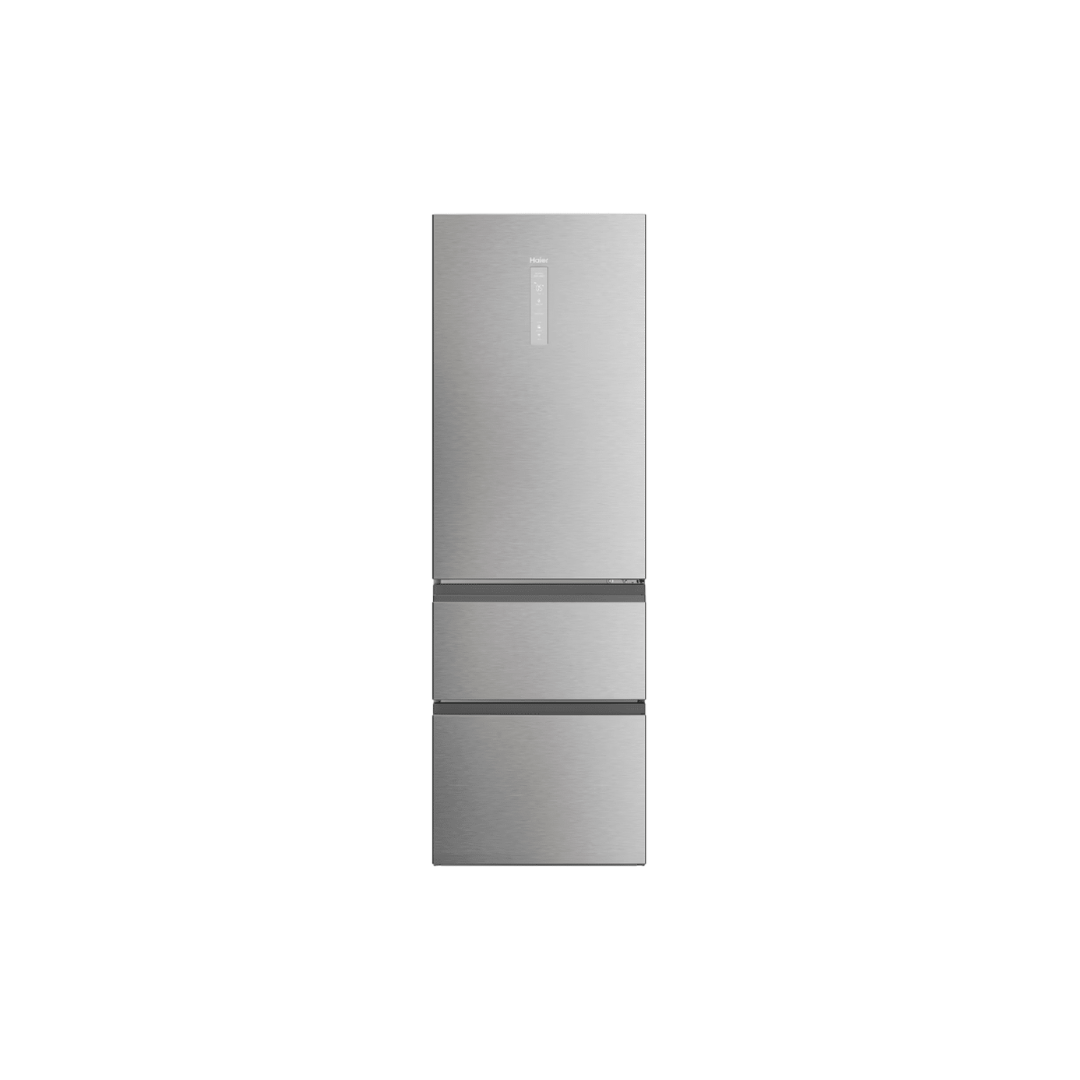 Haier 3D 60 Series 5 Fridge Freezer  – Silver 360L
