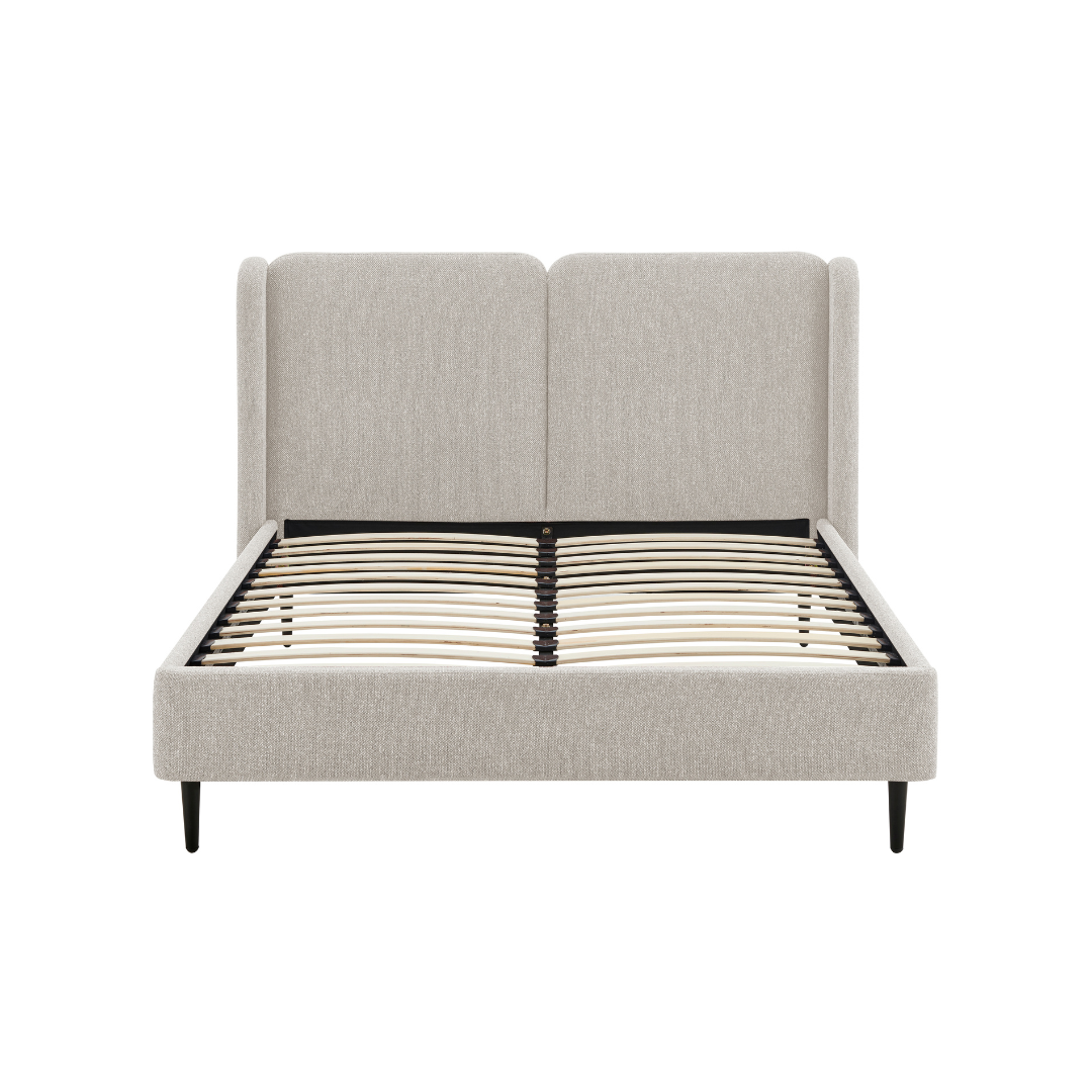 Upholstery Bed 160x200cm - Beige