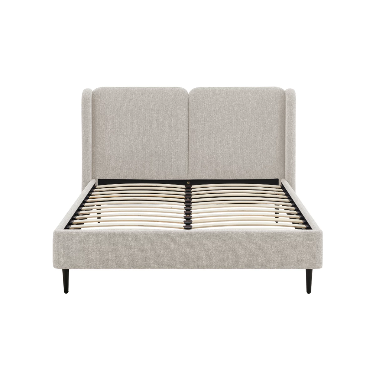 Upholstery Bed 160x200cm - Beige image 1