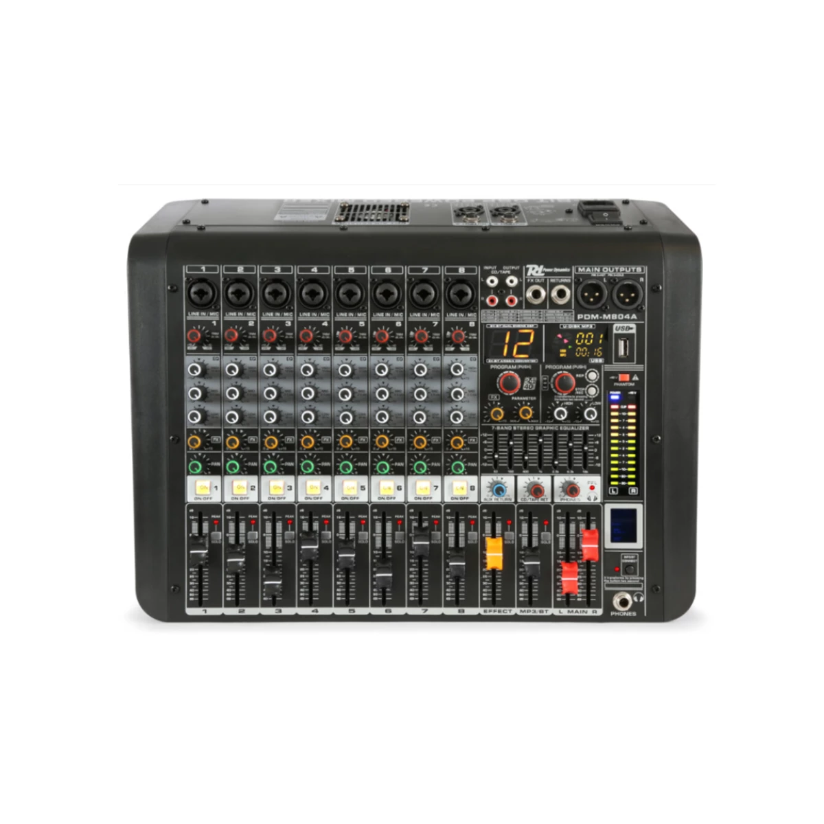 Powered Mixer – 8 Channel image 1