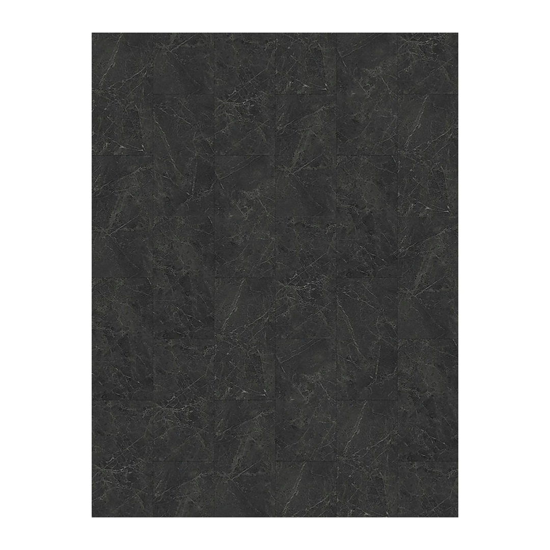 Rigid Interlocking SPC Wall Panel - Stone-Effect Black Stone