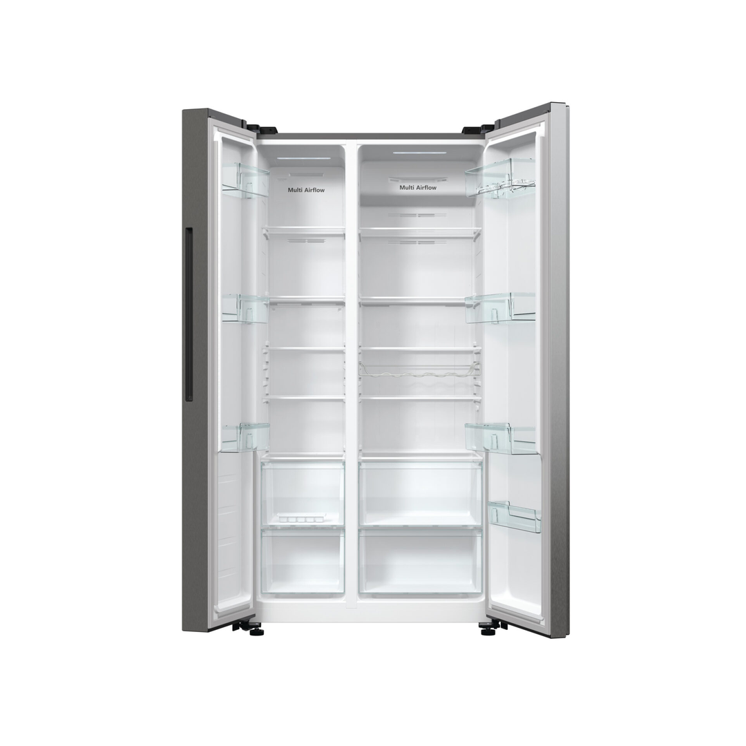 No Frost American Style Fridge Freezer - Silver 550L Hisense
