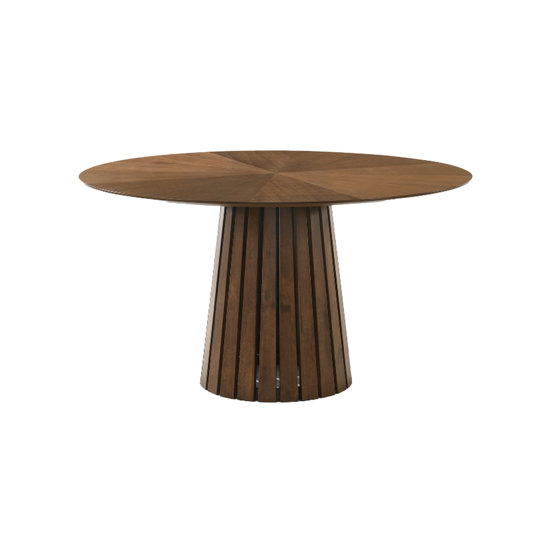 Dining Table Round 137x75 - Walnut