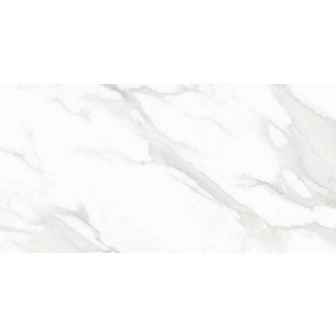 Statuario Glossy White Tiles - 60x120cm