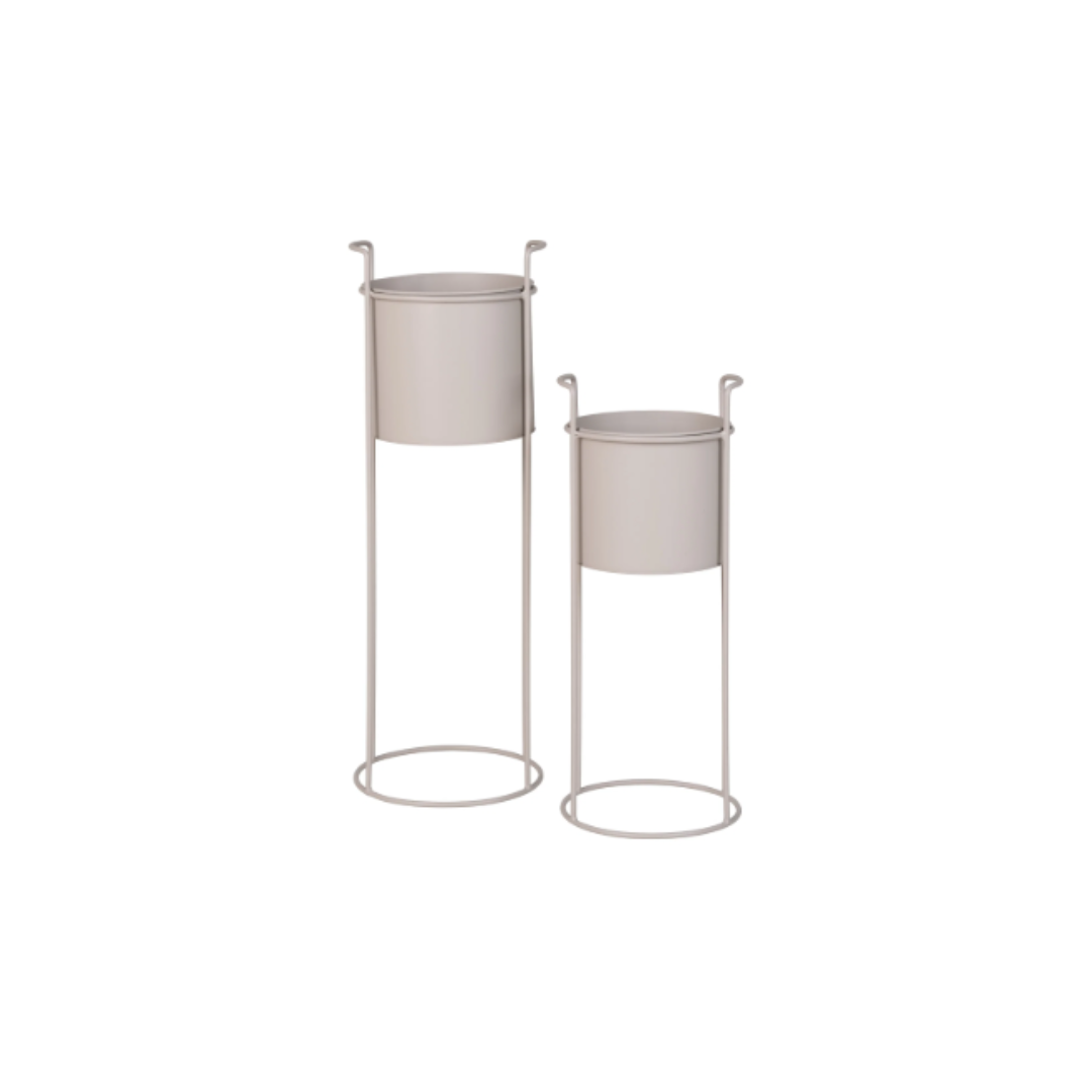 Flowerpot Set of 2 Rabo – Sand