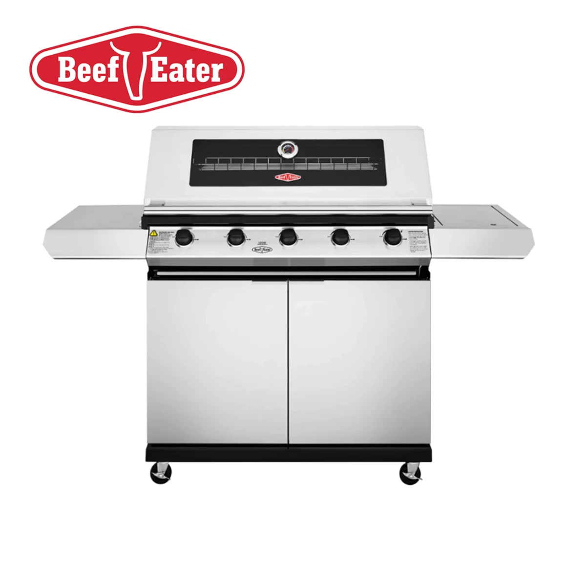5 Burner BBQ with Trolley image 1