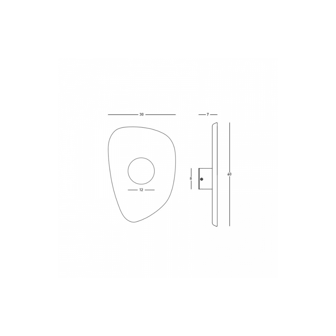 Sconce Led Light 5W 3000K Acoustic Brown
