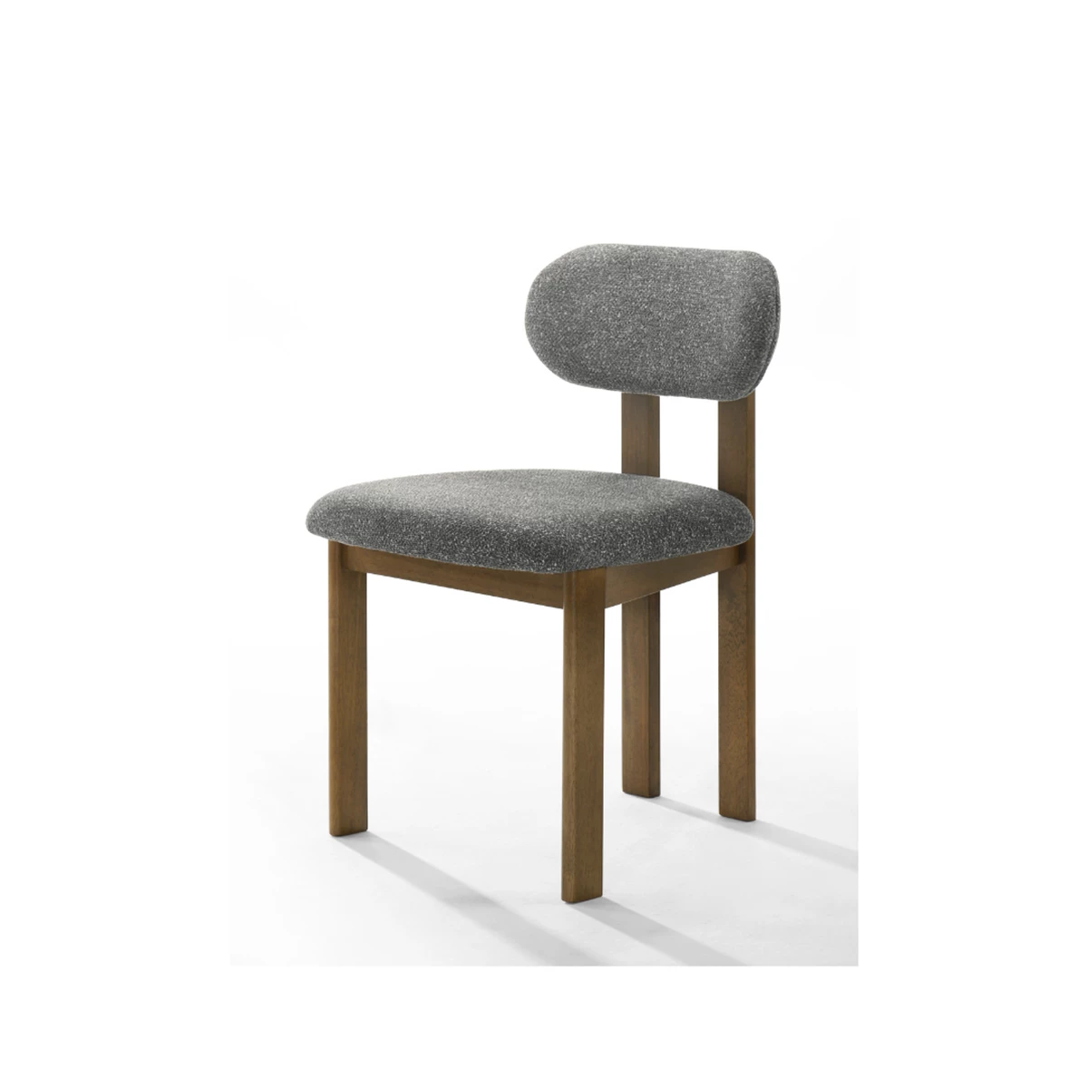 Walnut Chair-Dark Grey image 1