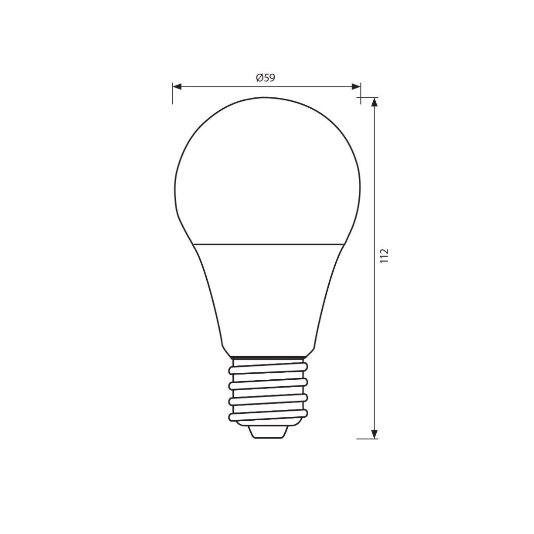 E27 Bulb 11W 4000K