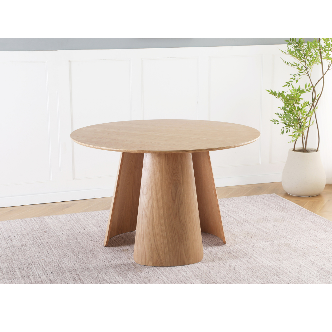 Dining Table 120x75cm – Oak Veneer