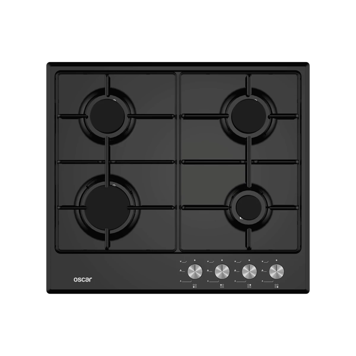 Gas Hob Oscar - Black image 1