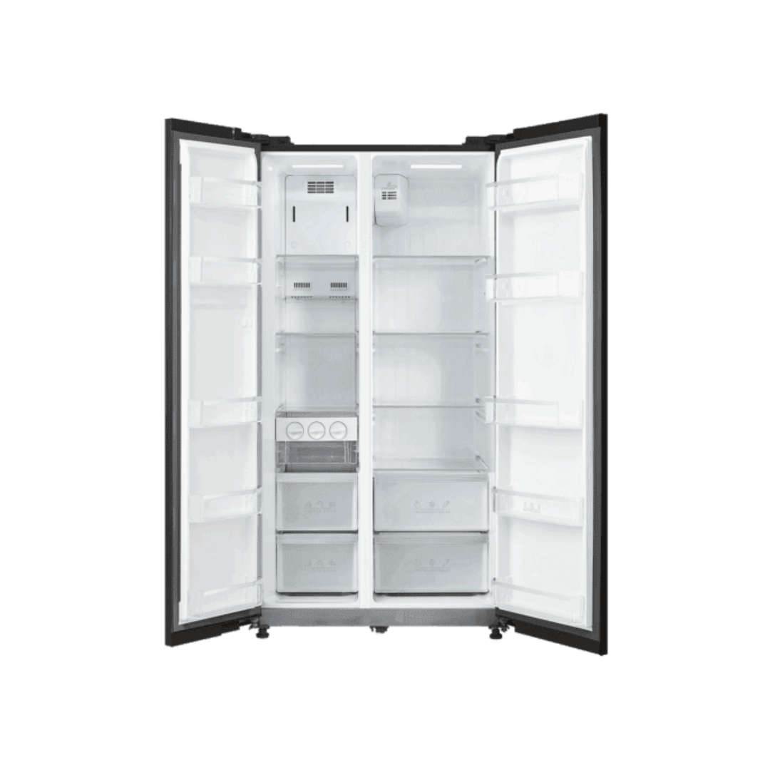 Fridge-Freezer - Black 584L  American Style VOX