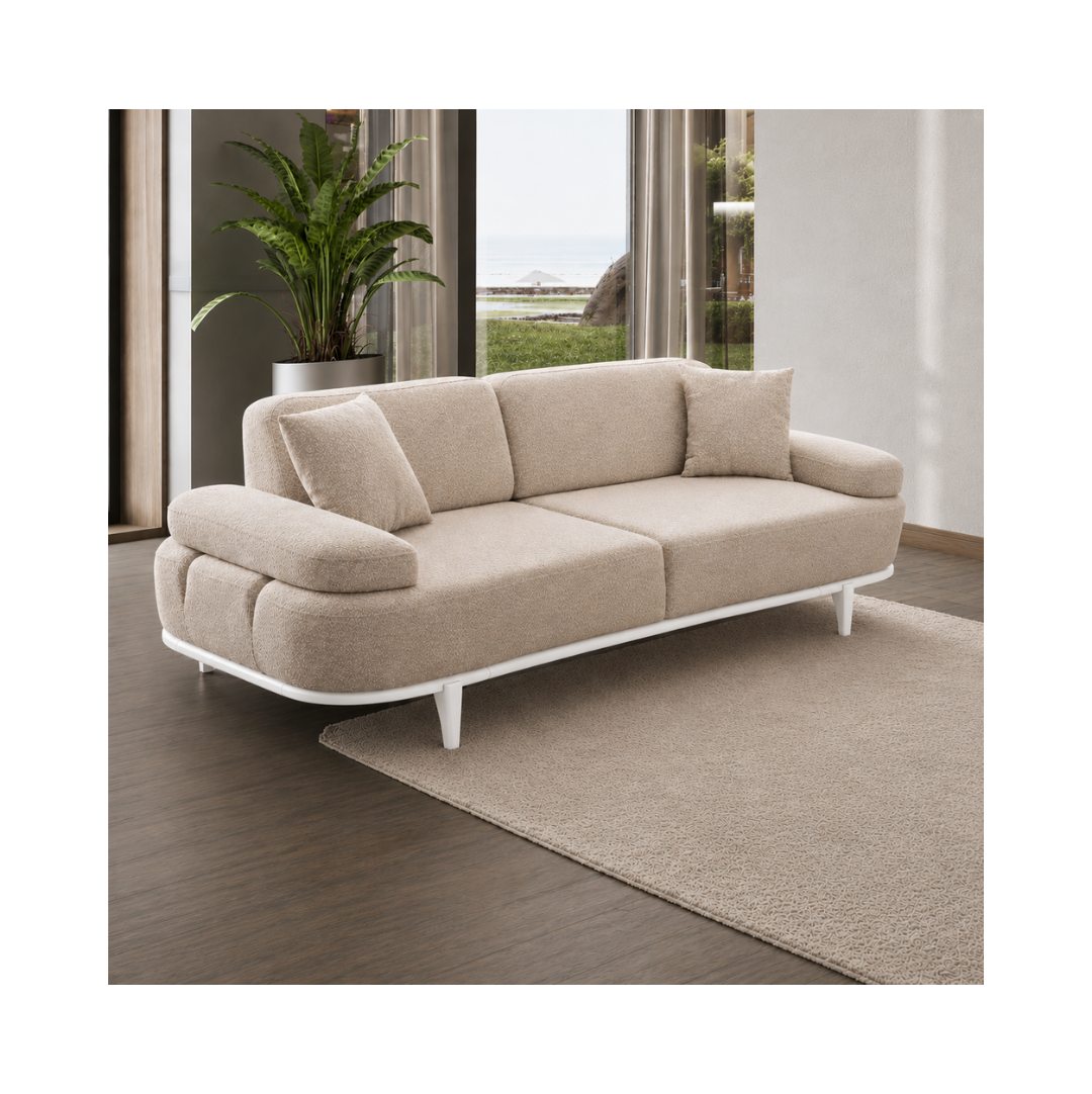 3 Seater Sofa – Sand Beige
