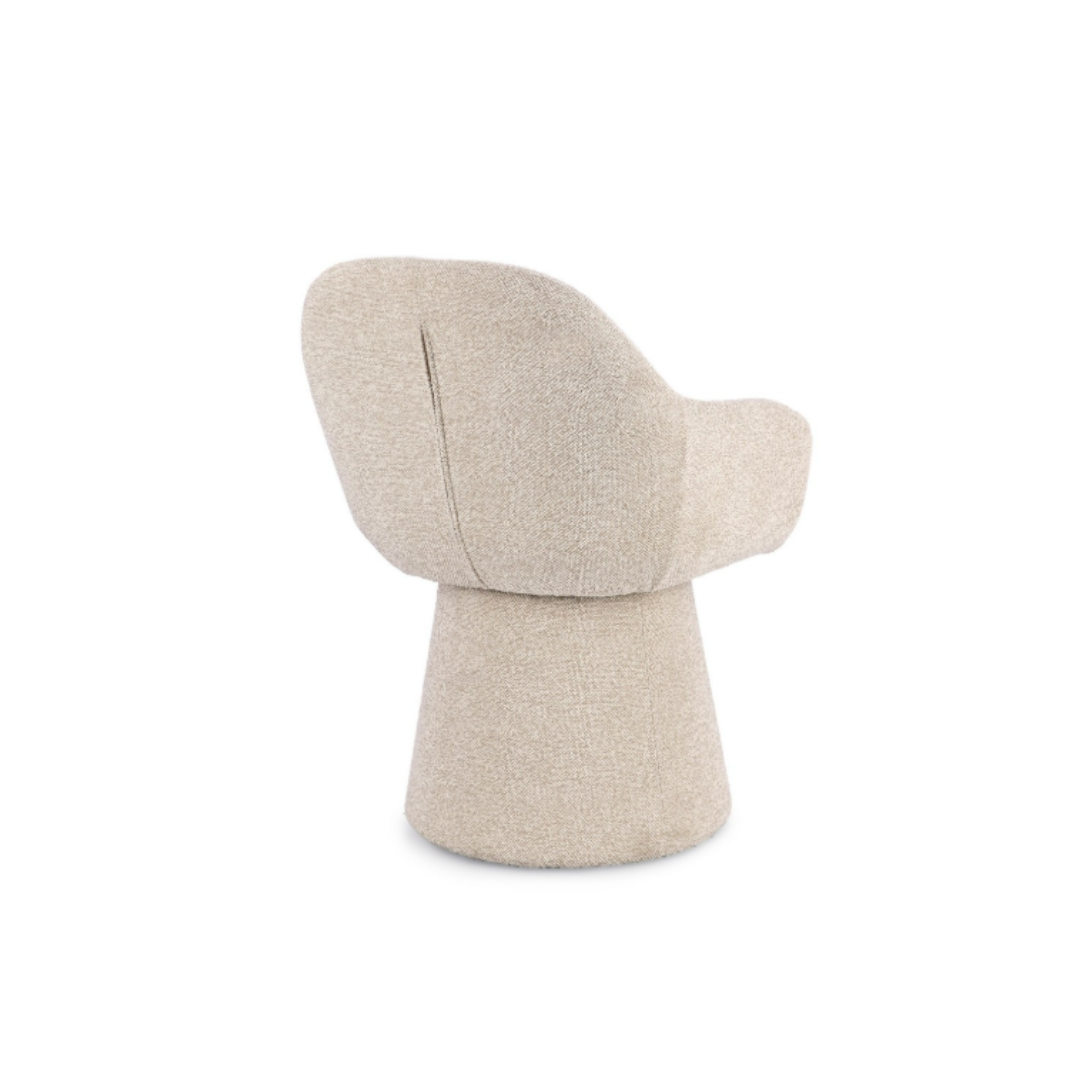 Swivel Armchair – Beige