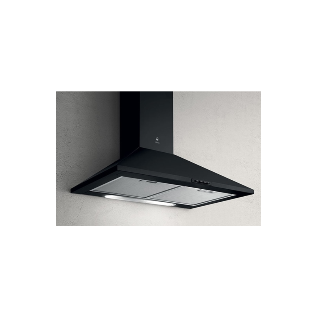 Elica Missy Wall Mounted Kitchen Hood – Black 60cm