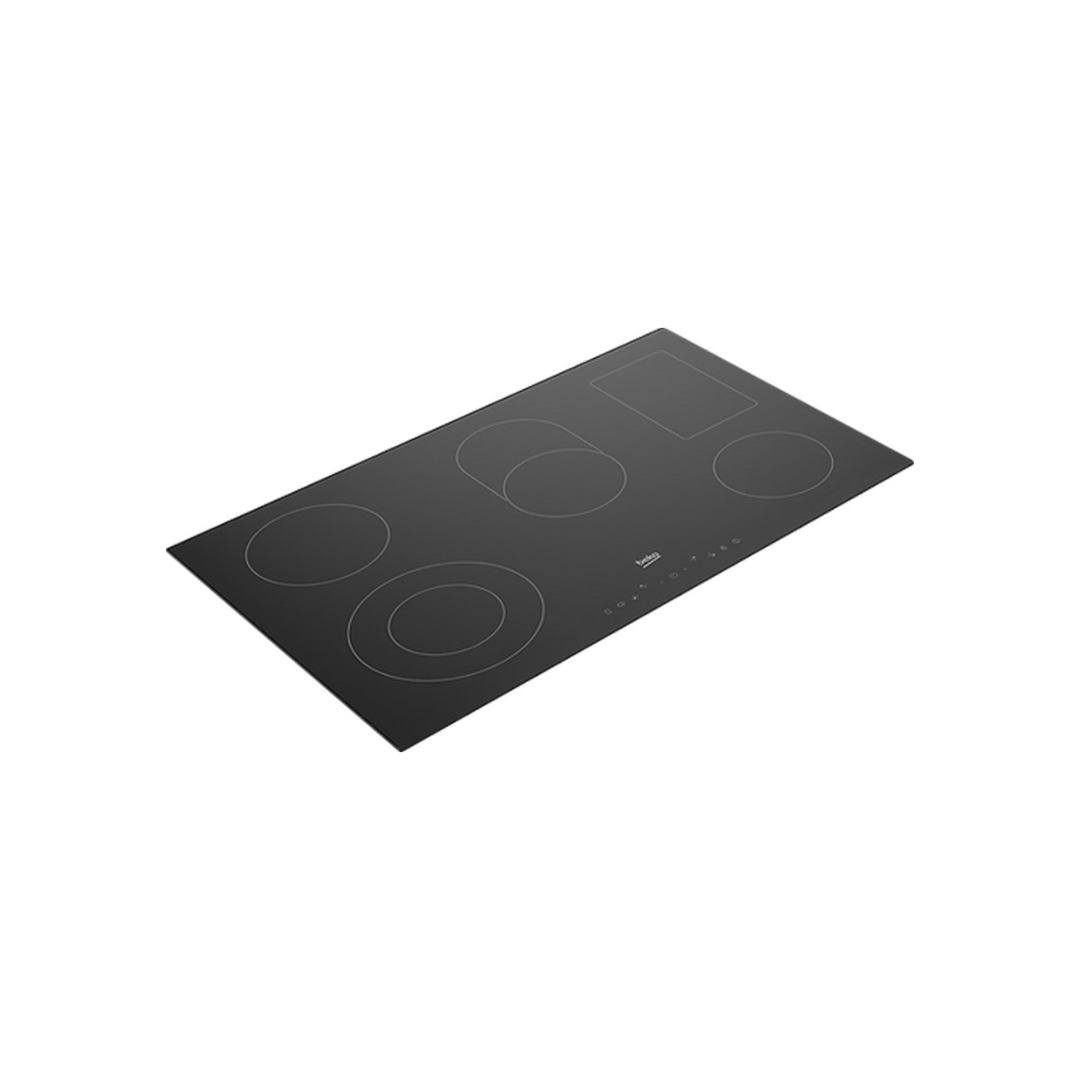 Beko Ceramic Hob – Black 5 Zone 77 cm