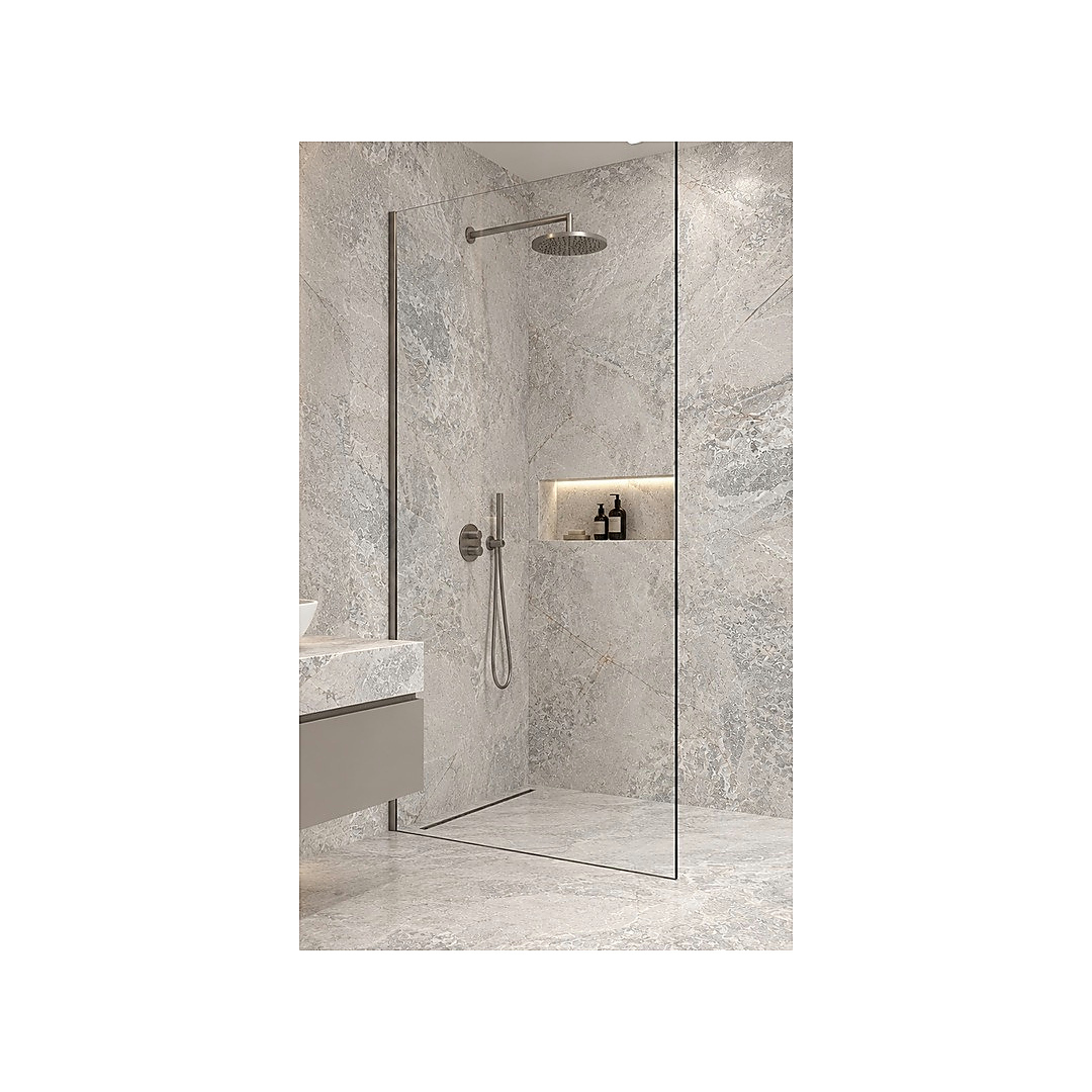 Rigid Interlocking SPC Wall Panel - Marble-Effect Marble Canadian