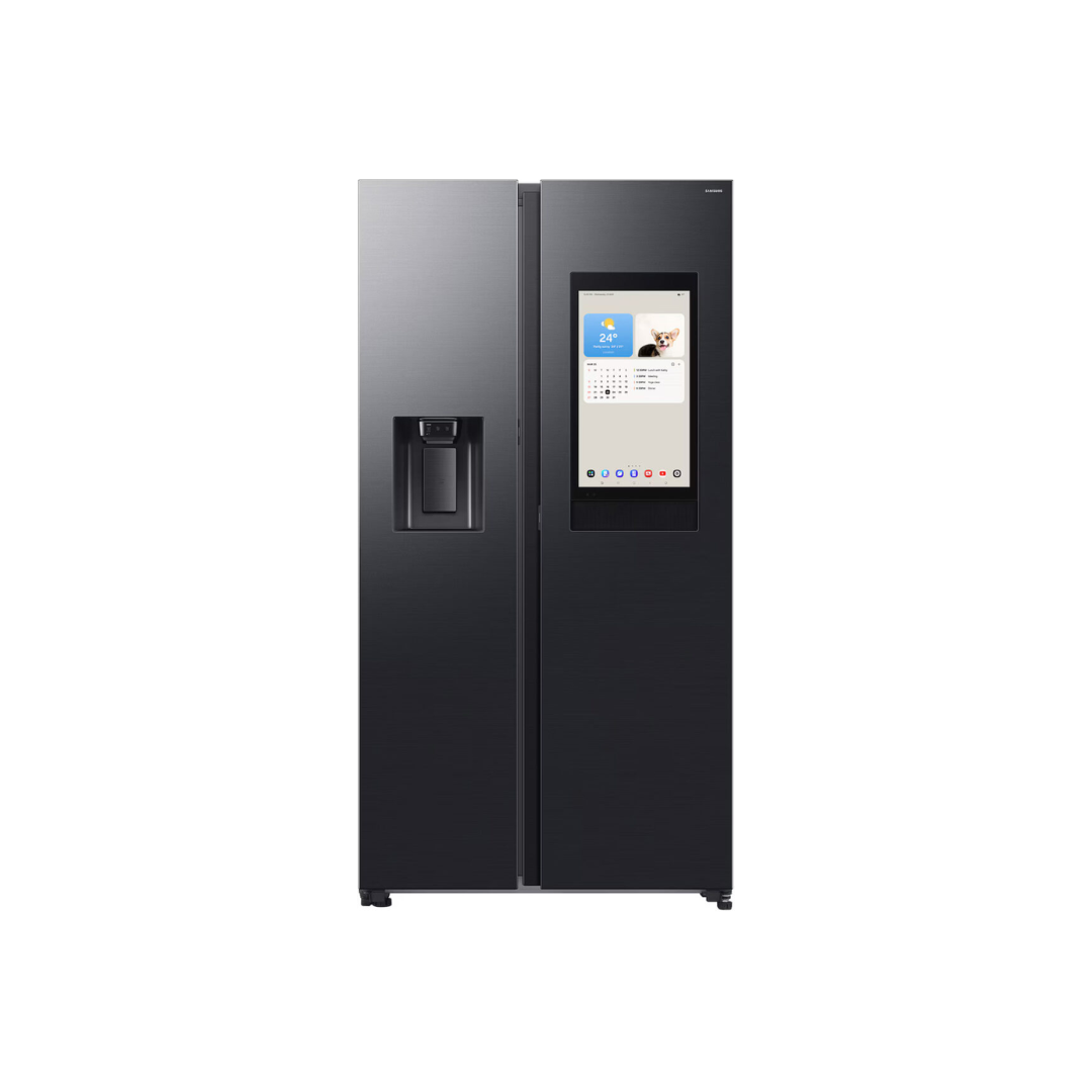 Fridge Freezer - Black 614L American Style Samsung Bespoke AI Family Hub