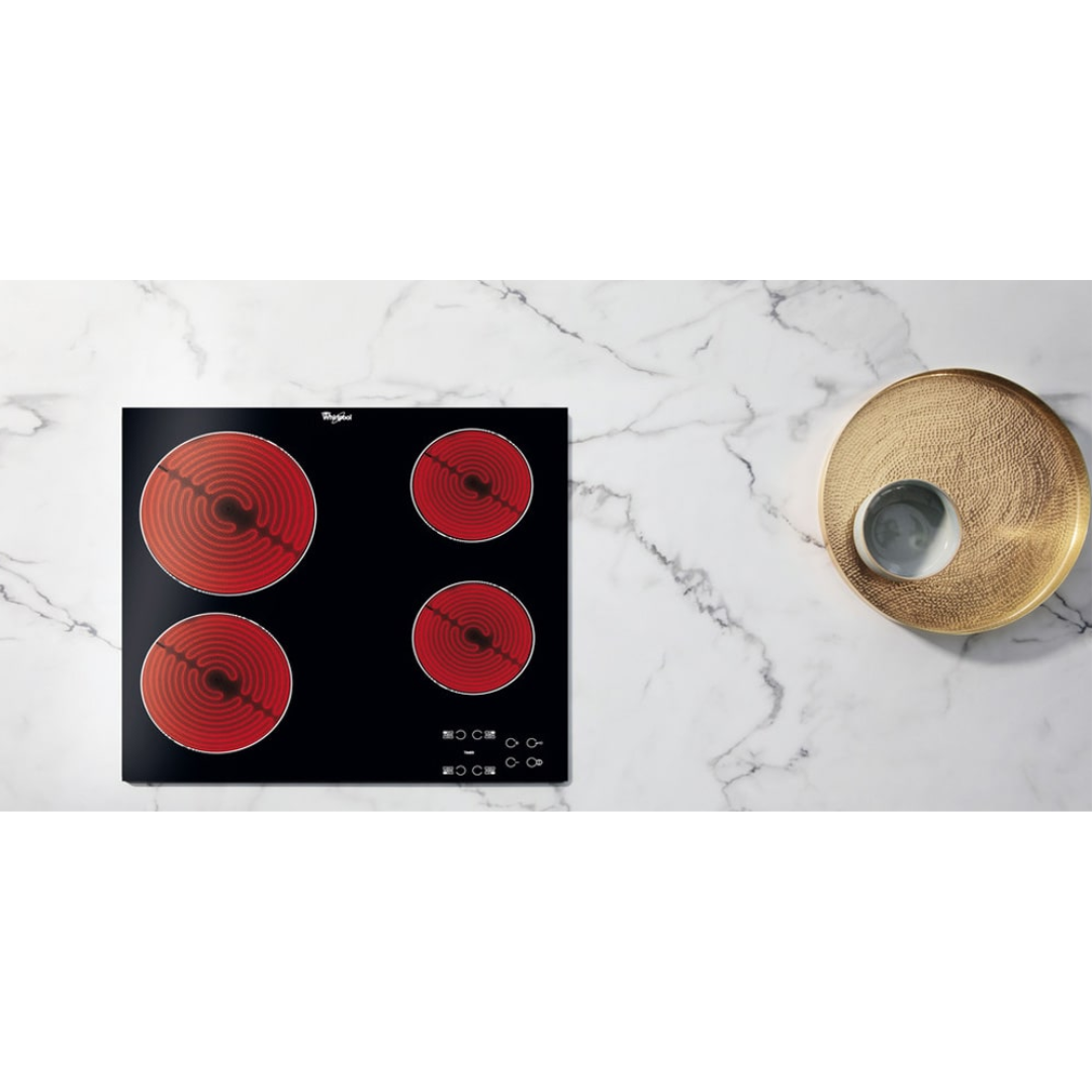 Whirlpool Electric Ceramic Hob – Black 58cm