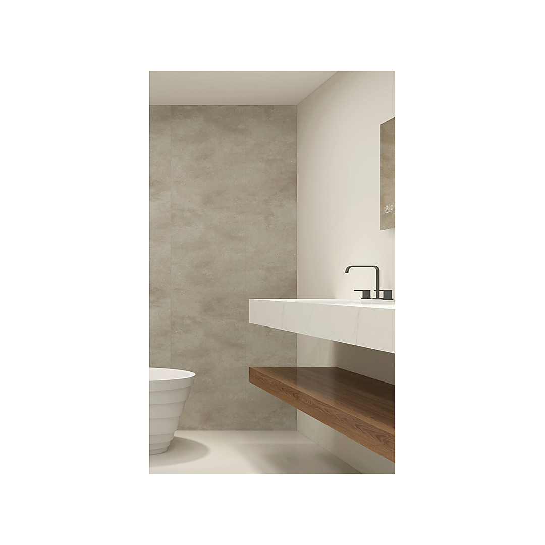 Rigid Interlocking SPC Wall Panel - Stone-Effect Sandy Canadian