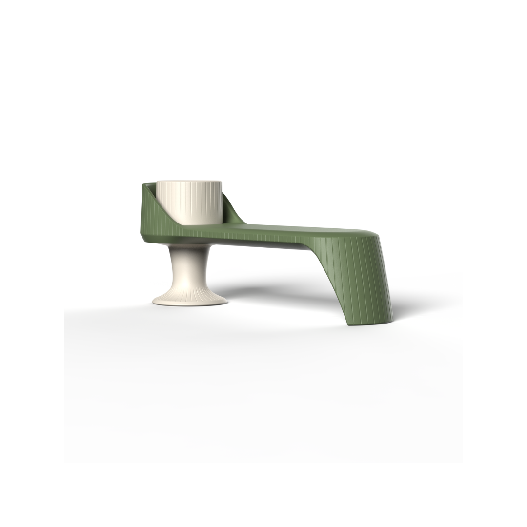Balcony Bench  – Pearl White