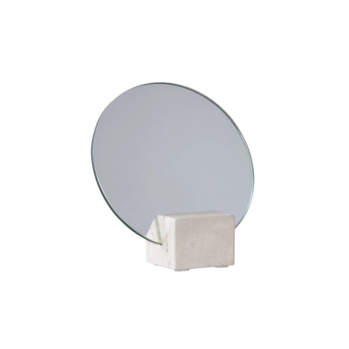Table Mirror Travertine - Natural image 1