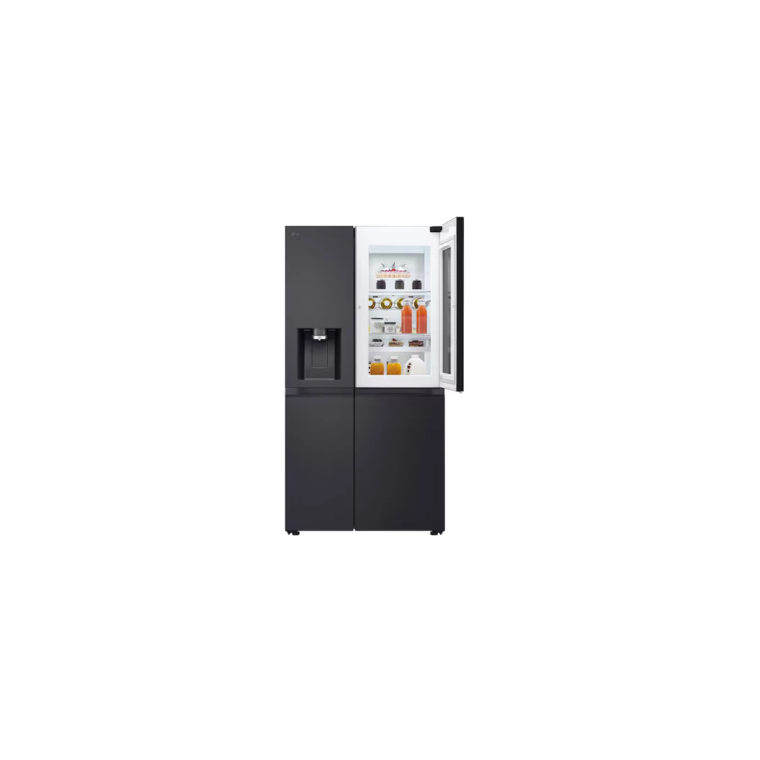 Fridge-Freezer - Black 407L Door-in-Door InstaView LG American Style