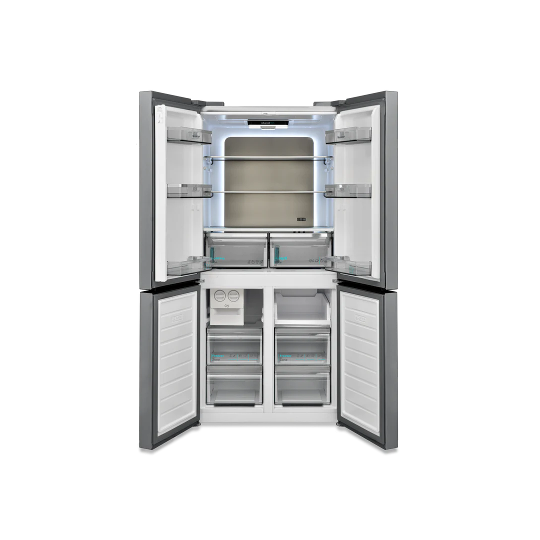 Fridge-Freezer- Sliver 488L Sharp French Style