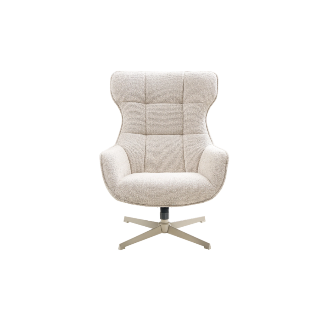 Lounge Chair – Natural Turin Swivel