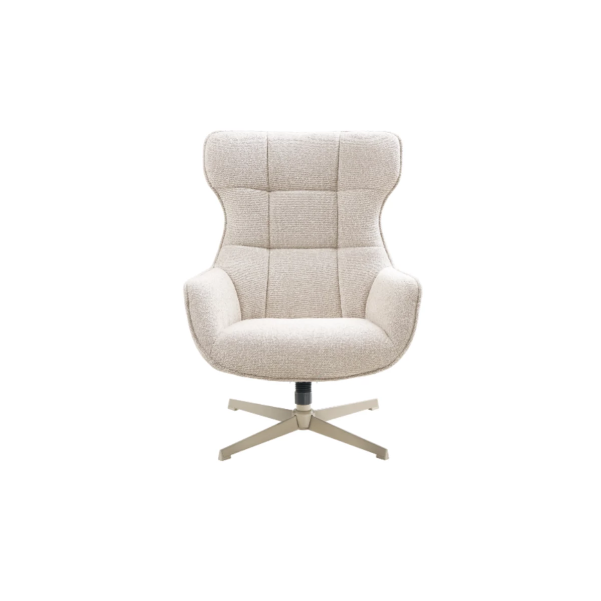 Lounge Chair – Natural Turin Swivel image 1