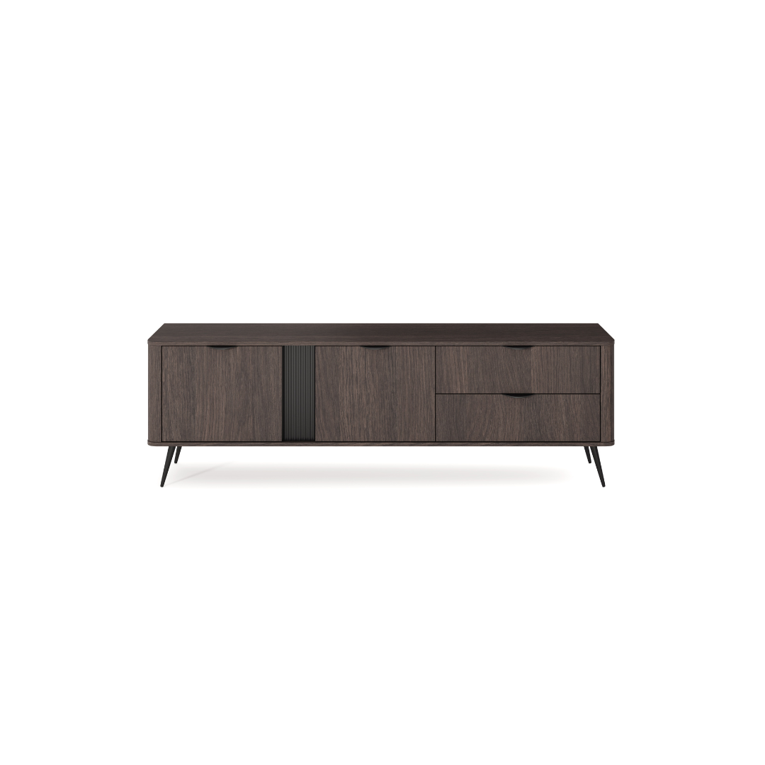 RTV Cabinet 195 2D3S– Oak Dunin
