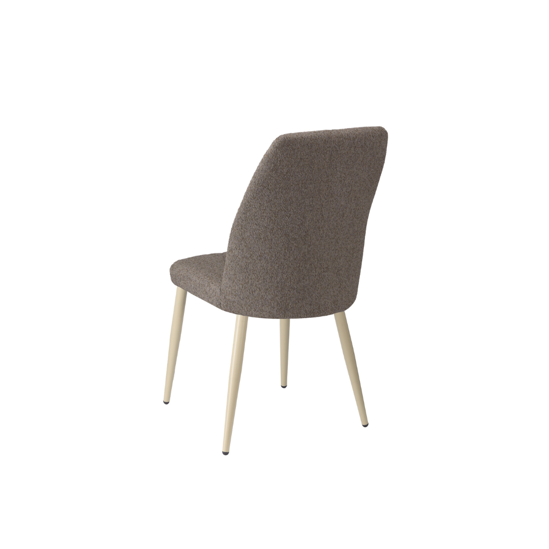 Chair – Beige With Conic Cream Legs