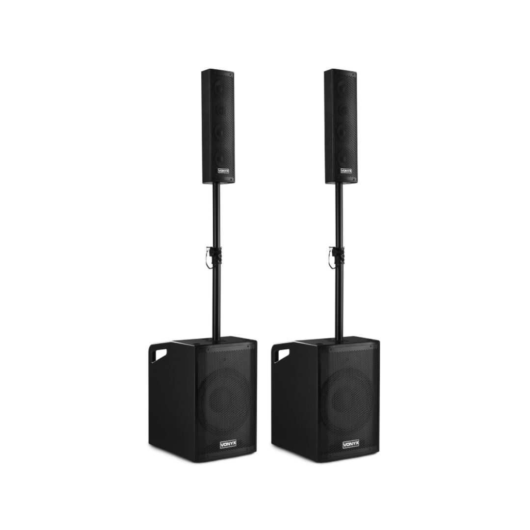 Plug & Play Speaker System with Dual Subwoofers – 1150W 2.2.